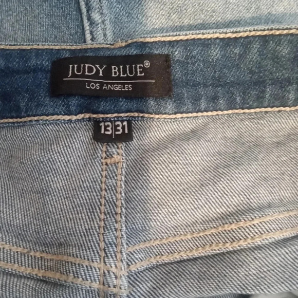 Judy Blue release hem high waisted straight leg distressed women's 31 - Picture 2 of 7